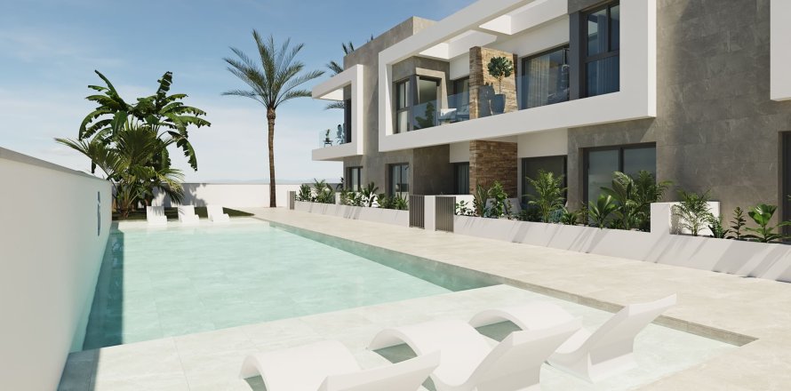 Bungalow i Pilar de la Horadada, Alicante, Spanien 2 sovrum, 94 kvm. Nr. 164019