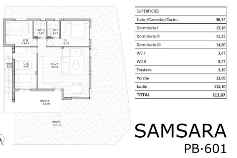 Bungalow en venta San Miguel de Salinas, Alicante, España 3 dormitorios, 82 m2 No. 100103 - foto 11