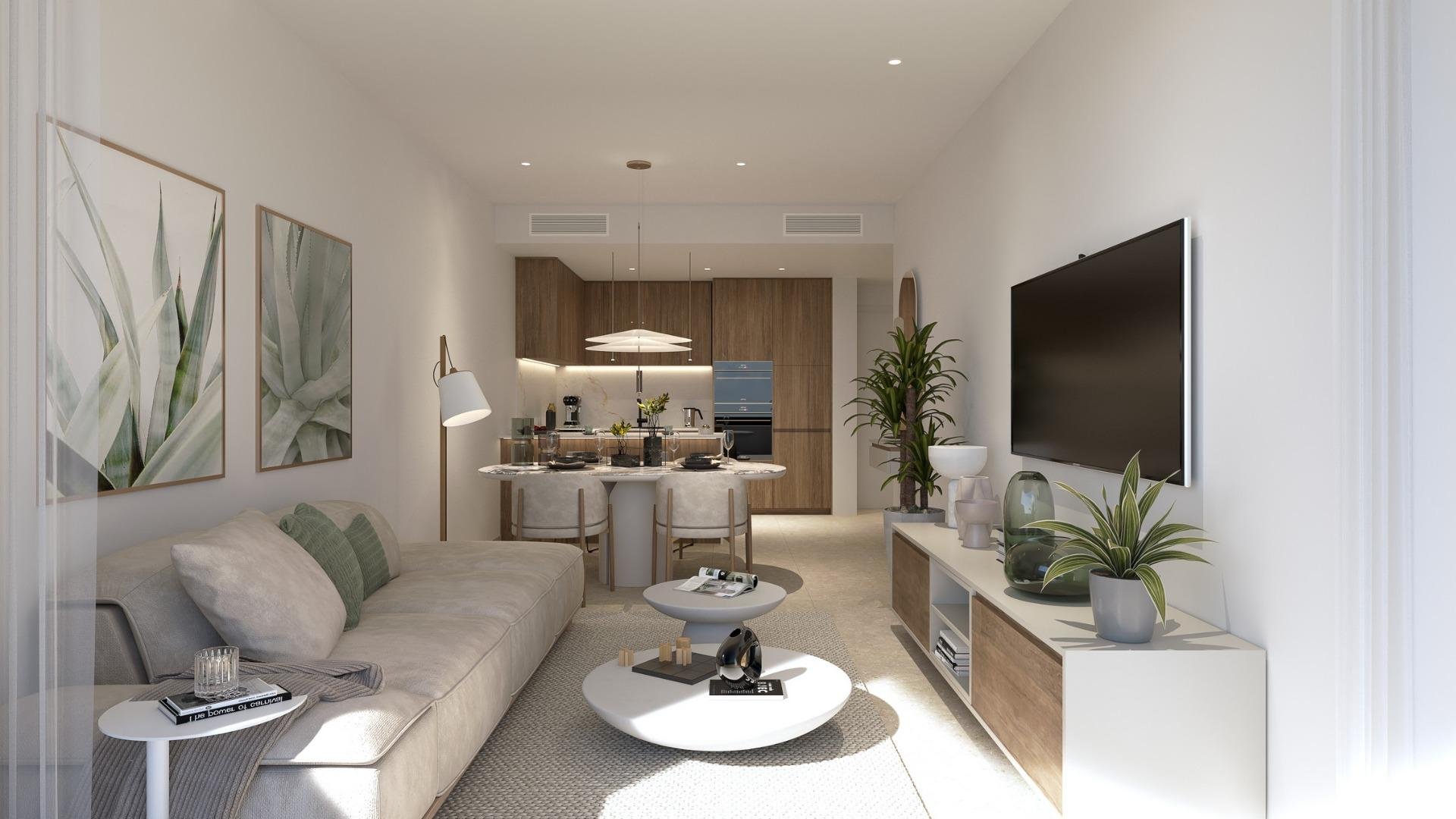Huoneisto Mil Palmeras, Alicante, Espanja 2 makuuhuonetta, 71 m2 No. 134007