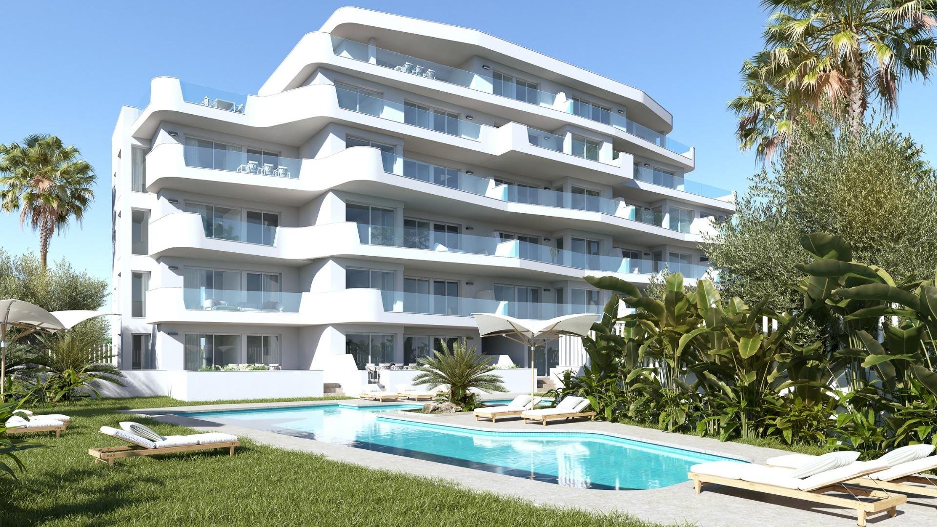 Huoneisto Mil Palmeras, Alicante, Espanja 2 makuuhuonetta, 71 m2 No. 134007
