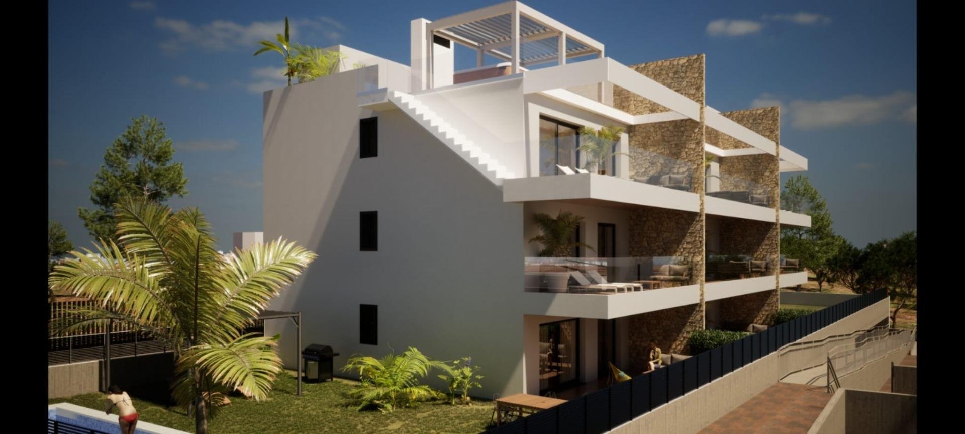 Apartament w Finestrat, Alicante, Hiszpania 2 sypialnie, 73 mkw. nr 141640