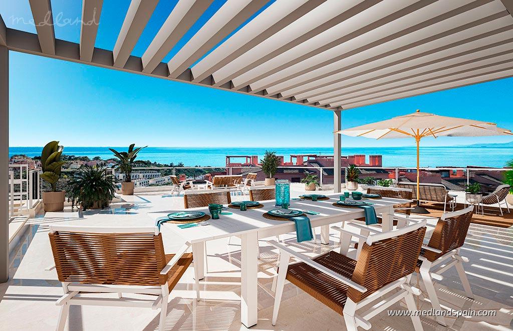 Wohnung in Manilva, Malaga, Spanien 3 Schlafzimmer, 103 m2 Nr. 166675
