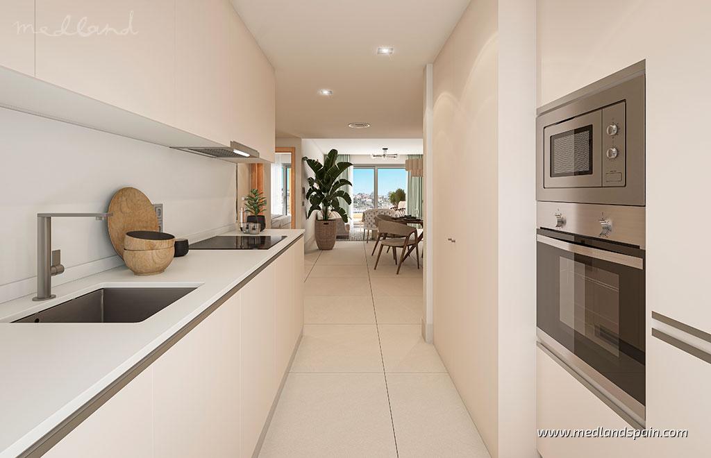 Apartment à Manilva, Malaga, Espagne 3 chambres, 103 m2 No. 166679