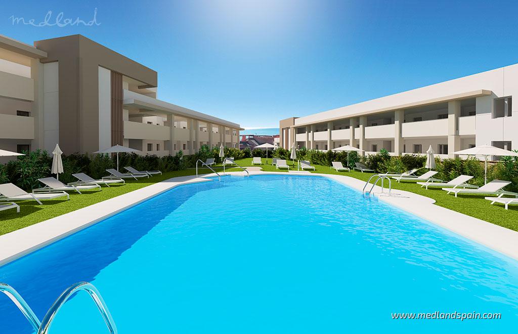 Apartment à Manilva, Malaga, Espagne 3 chambres, 103 m2 No. 166679