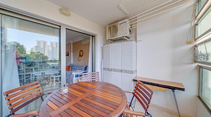 Lägenhet i Villajoyosa, Alicante, Spanien 2 sovrum, 73 kvm. Nr. 167642