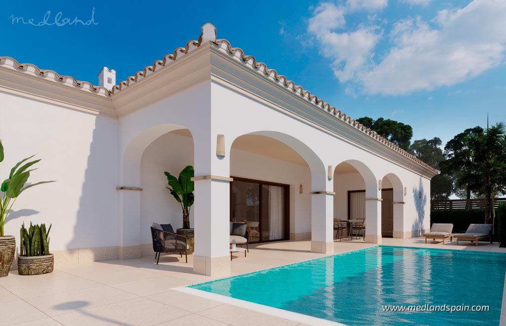 Villa en Lo Pagán, Murcia, España 3 dormitorios, 159 m2 No. 139681