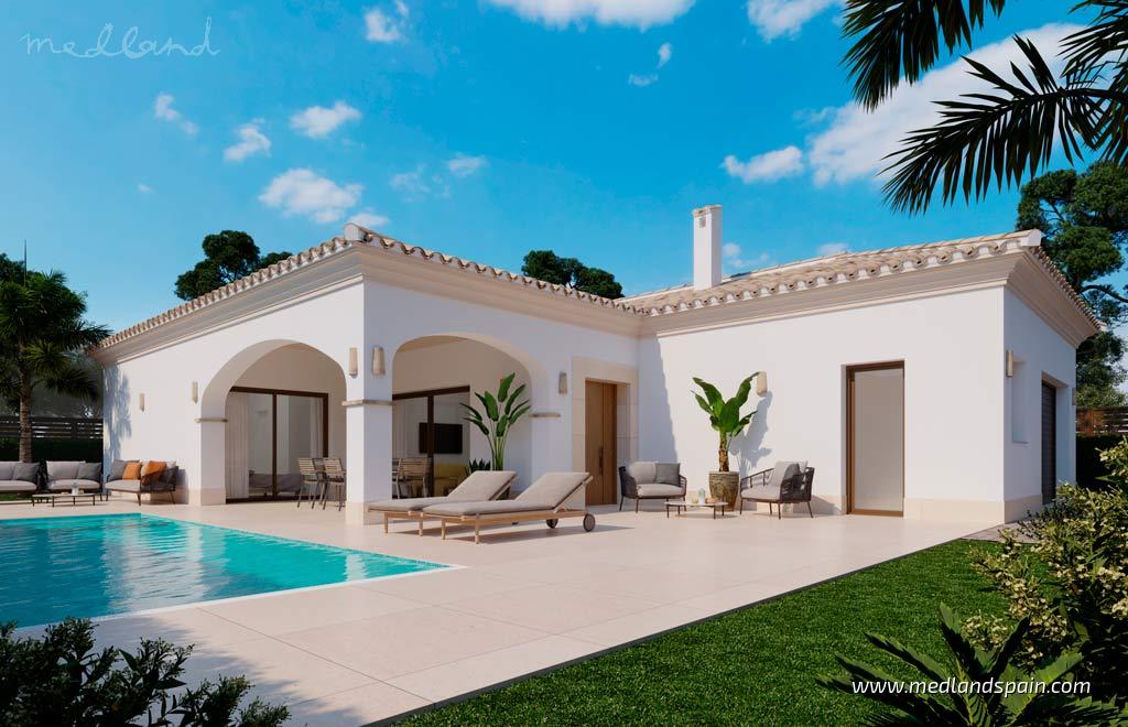 Villa en Lo Pagán, Murcia, España 3 dormitorios, 159 m2 No. 139681