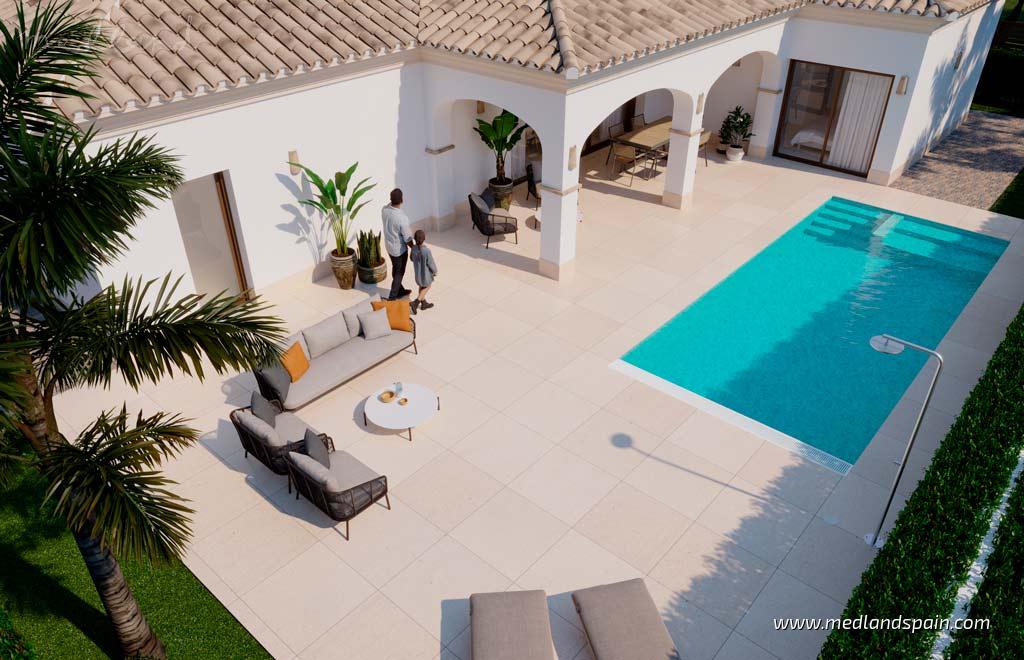 Villa en Lo Pagán, Murcia, España 3 dormitorios, 159 m2 No. 139681