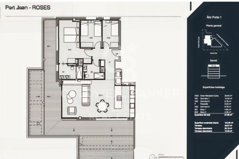 Penthauss pārdošanā Roses, Girona, Spānijā 3 istabas, 104 m2 Nr. 156818 - attēls 12