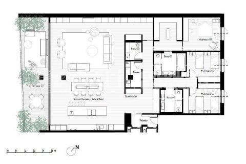 Apartamento en venta en Principado De Andorra (Ninguna Poblacion Tiene C.P.), Lérida, España 3 dormitorios, 280 m2 No. 157137 - foto 19