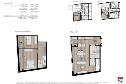 Apartamento en venta en La Coruña, España 2 dormitorios, 89 m2 No. 157328 - foto 15