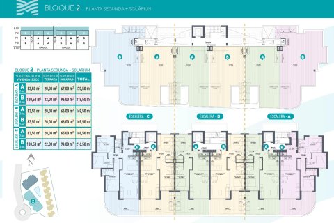 Penthäuser zum Verkauf in Los Alcazares, Murcia, Spanien 3 Schlafzimmer, 99 m2 Nr. 143632 - Foto 16