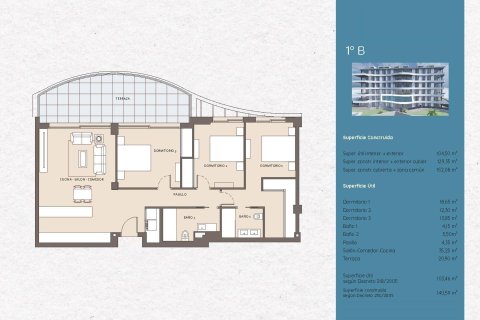Apartament w Benalmadena, Malaga, Hiszpania 3 sypialnie, 140 mkw. nr 187487 – zdjęcie 6