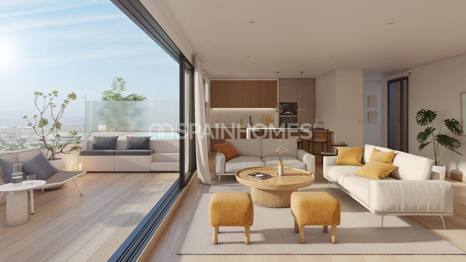 Apartment in Mijas, Malaga, Spain 3 bedrooms, 80 sq.m. No. 166560