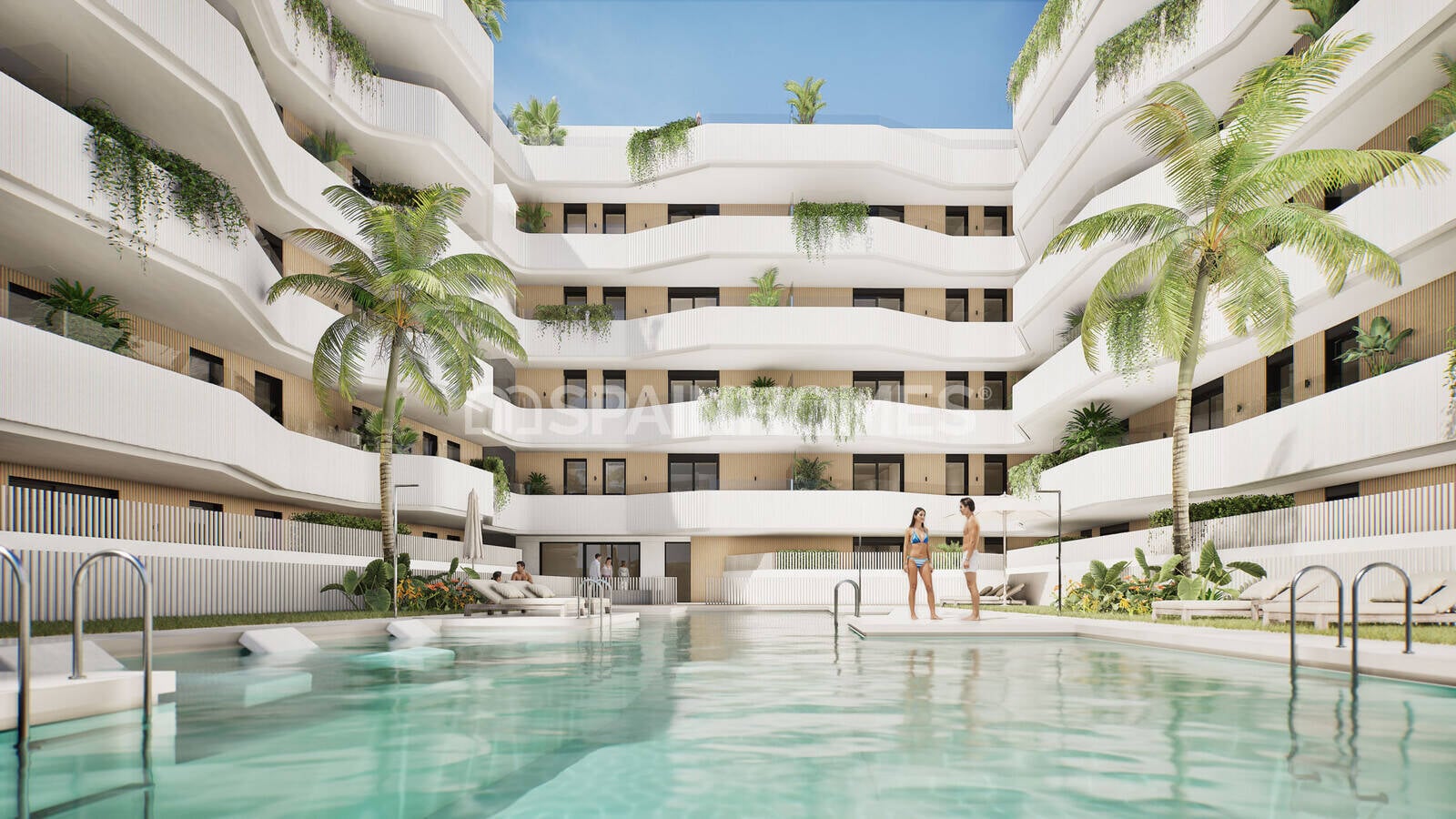 Apartment in Mijas, Malaga, Spain 3 bedrooms, 80 sq.m. No. 166560
