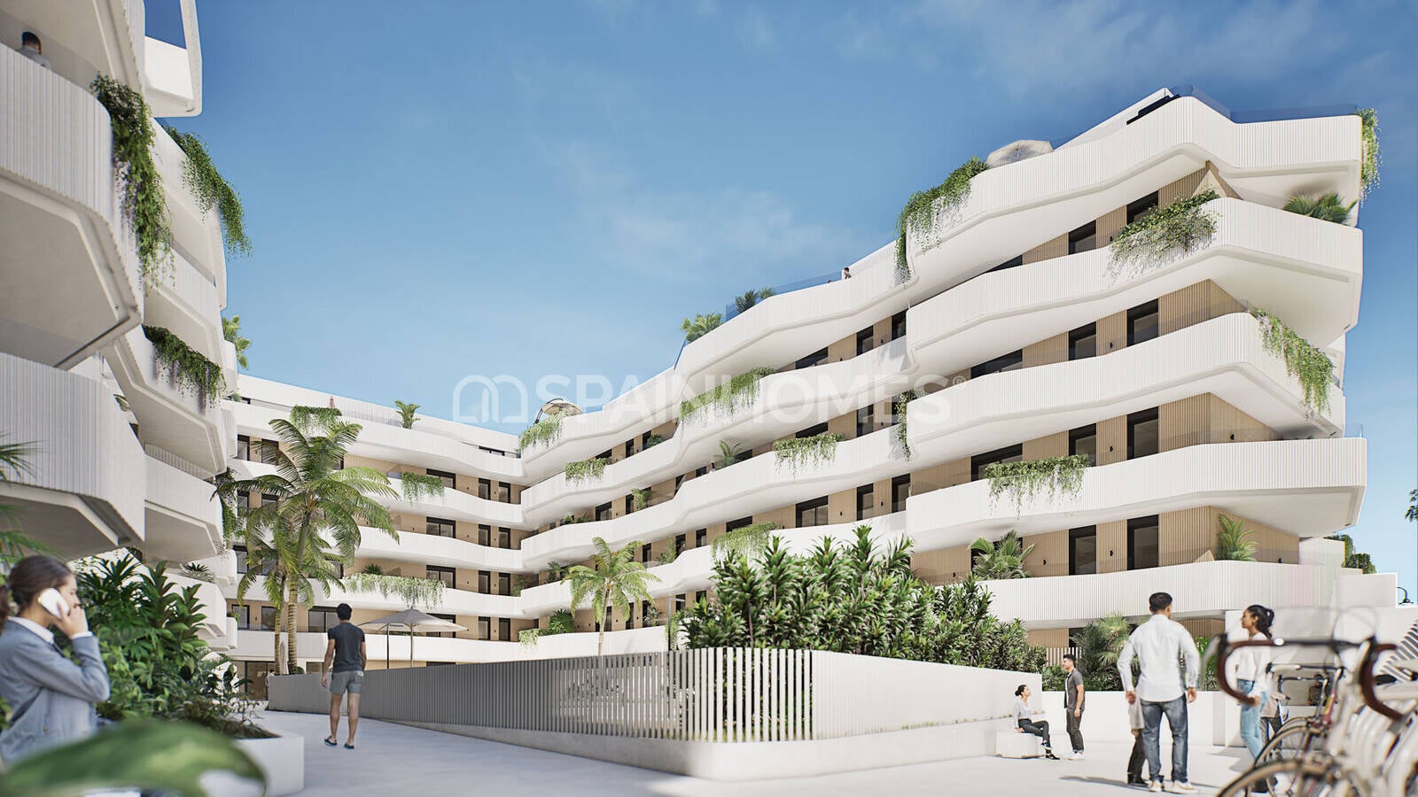 Apartment in Mijas, Malaga, Spain 3 bedrooms, 80 sq.m. No. 166560