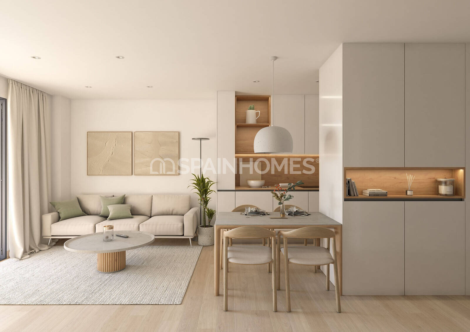 Apartment in Mijas, Malaga, Spain 3 bedrooms, 80 sq.m. No. 166560
