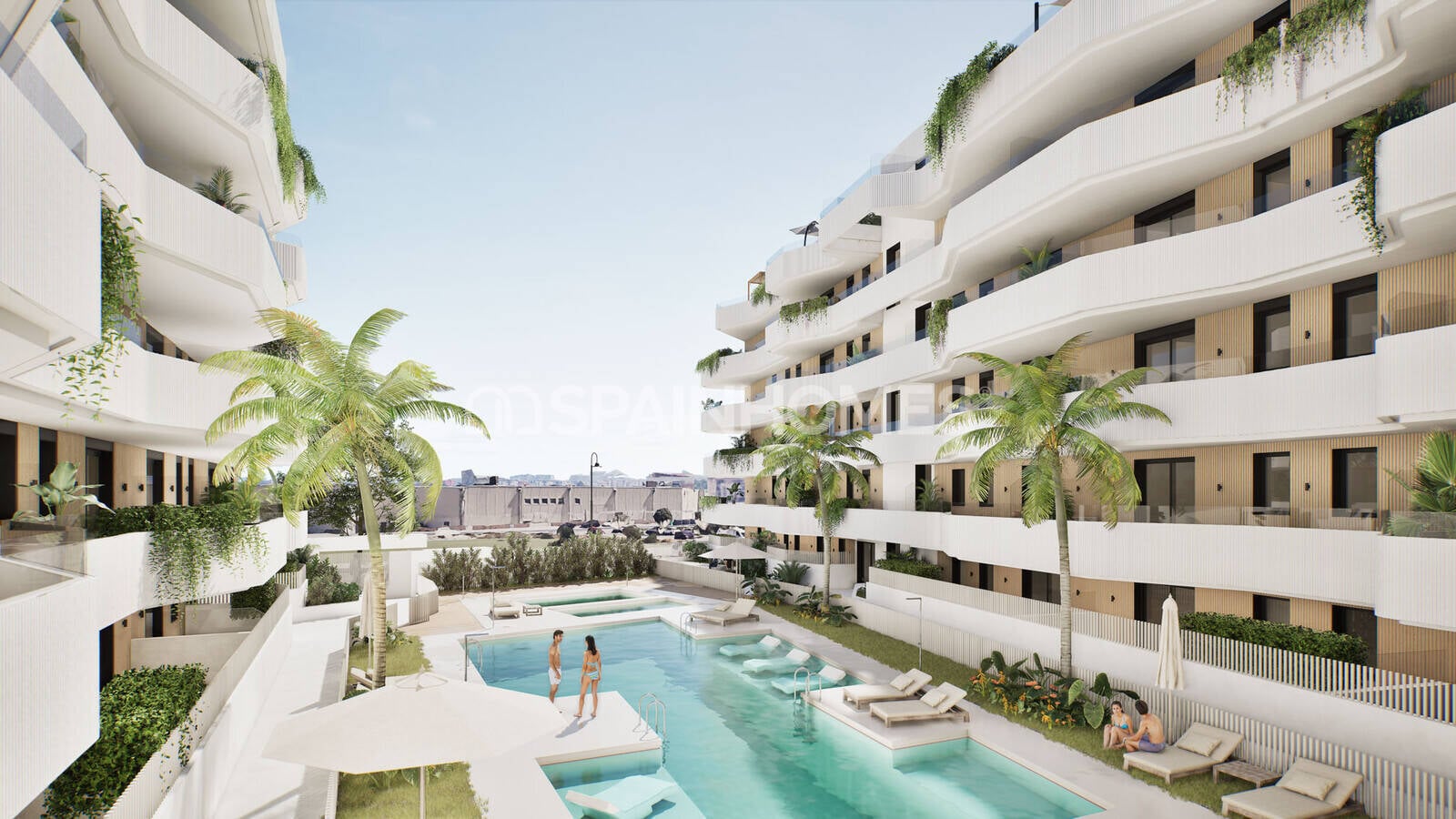 Apartment in Mijas, Malaga, Spain 3 bedrooms, 80 sq.m. No. 166560