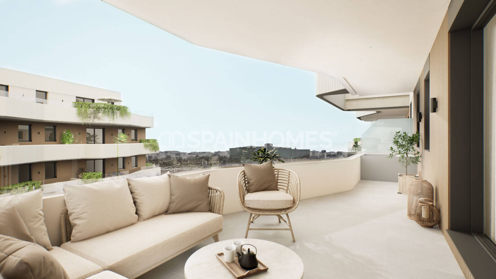 Apartment in Mijas, Malaga, Spain 3 bedrooms, 80 sq.m. No. 166560