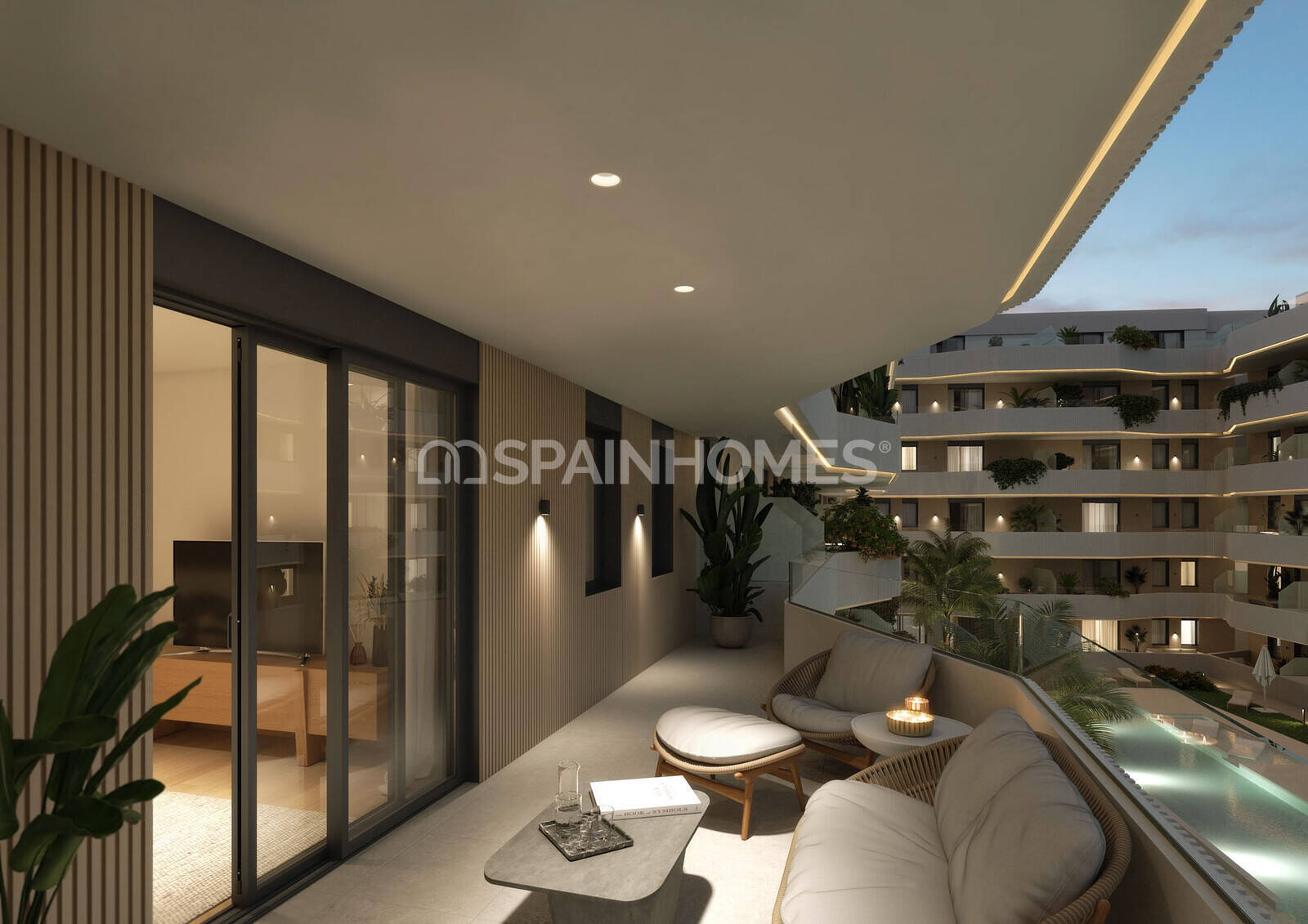 Apartment in Mijas, Malaga, Spain 3 bedrooms, 80 sq.m. No. 166560