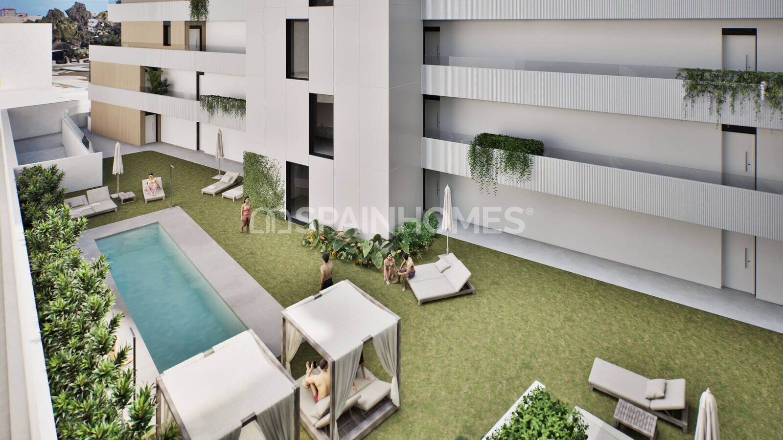 Apartment in Mijas, Malaga, Spain 3 bedrooms, 80 sq.m. No. 166560
