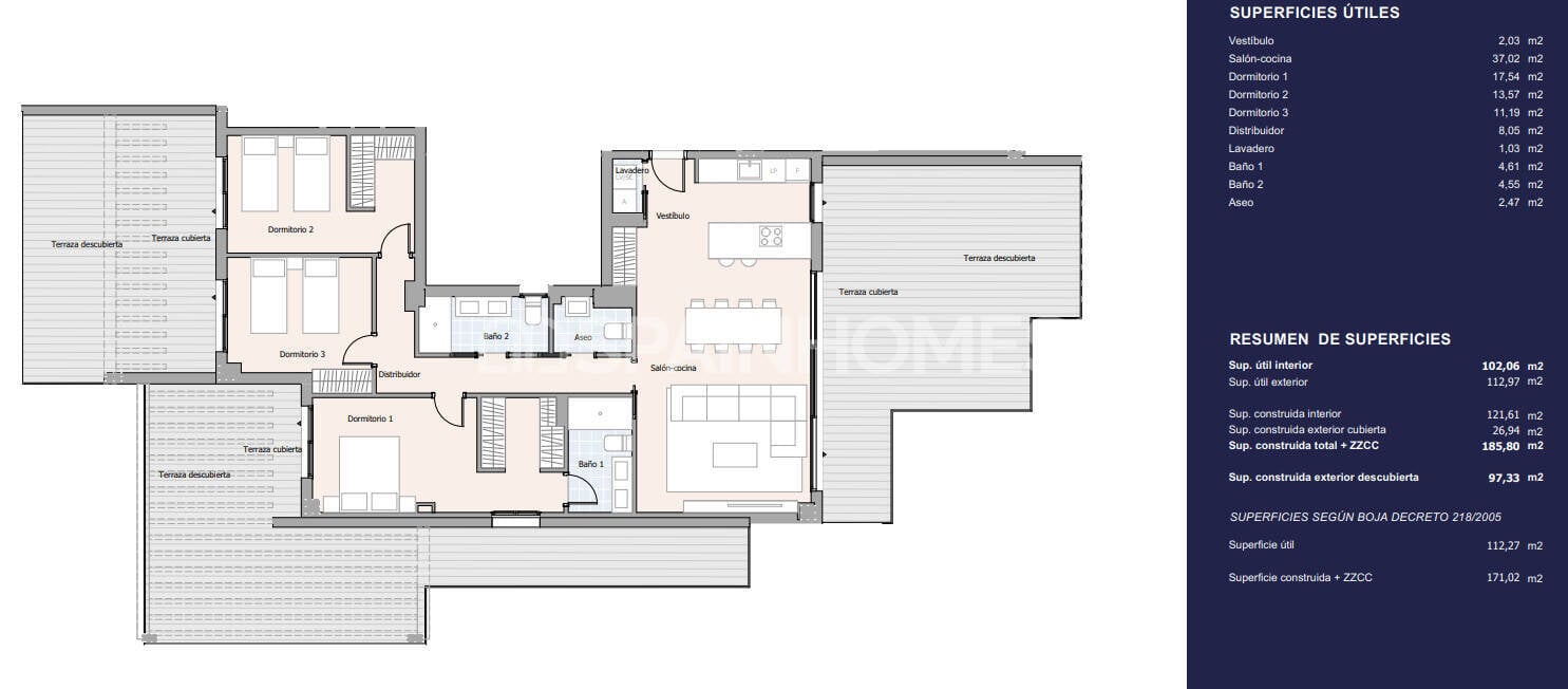 Appartamento a Marbella, Malaga, Spagna 2 camere da letto, 76 mq. N° 166564