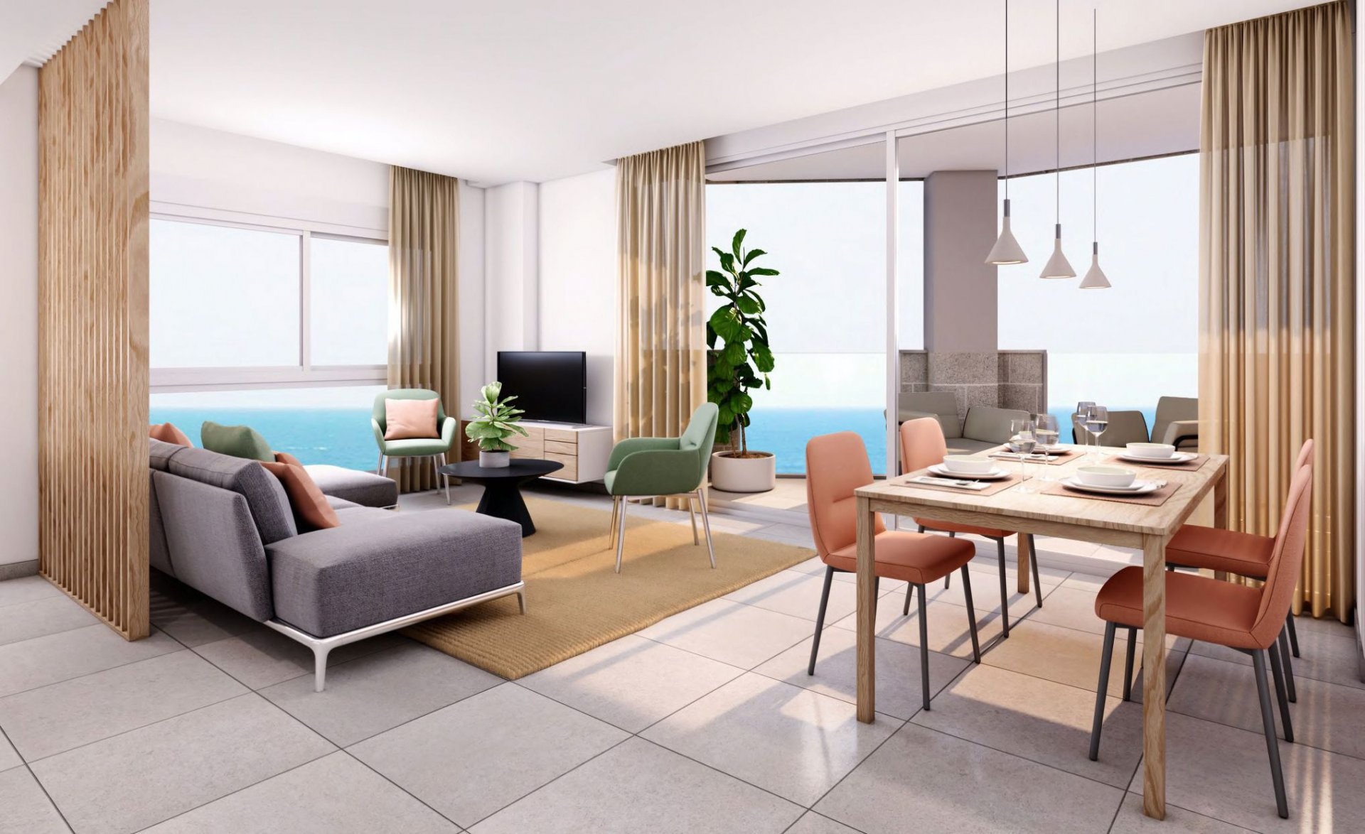 Apartment in La Manga del Mar Menor, Murcia, Spain 3 bedrooms, 130 sq.m. No. 110281