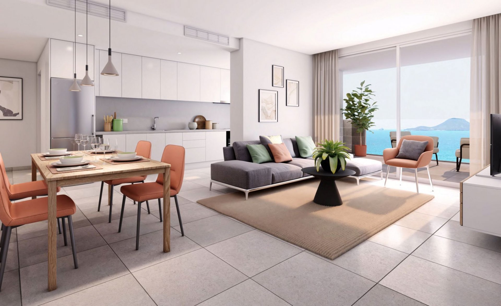 Apartment in La Manga del Mar Menor, Murcia, Spain 3 bedrooms, 130 sq.m. No. 110281