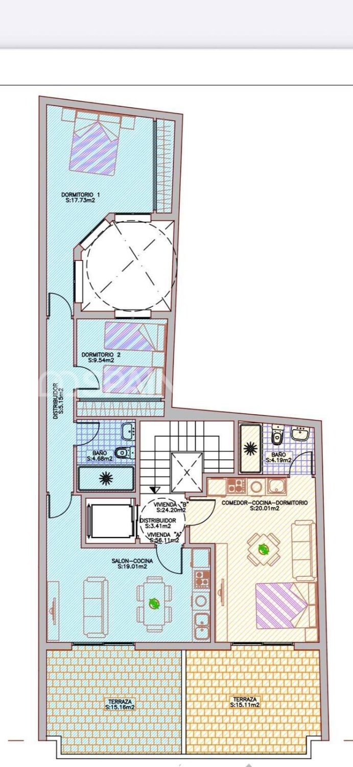 Apartment in Torrevieja, Alicante, Spain 1 bedroom, 30 sq.m. No. 183662
