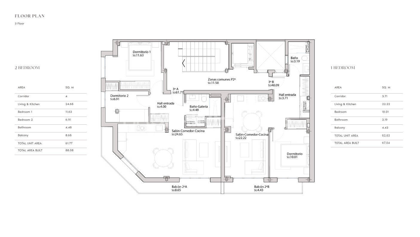 Apartamento en Guardamar del Segura, Alicante, España 1 dormitorio, 64 m2 No. 183660