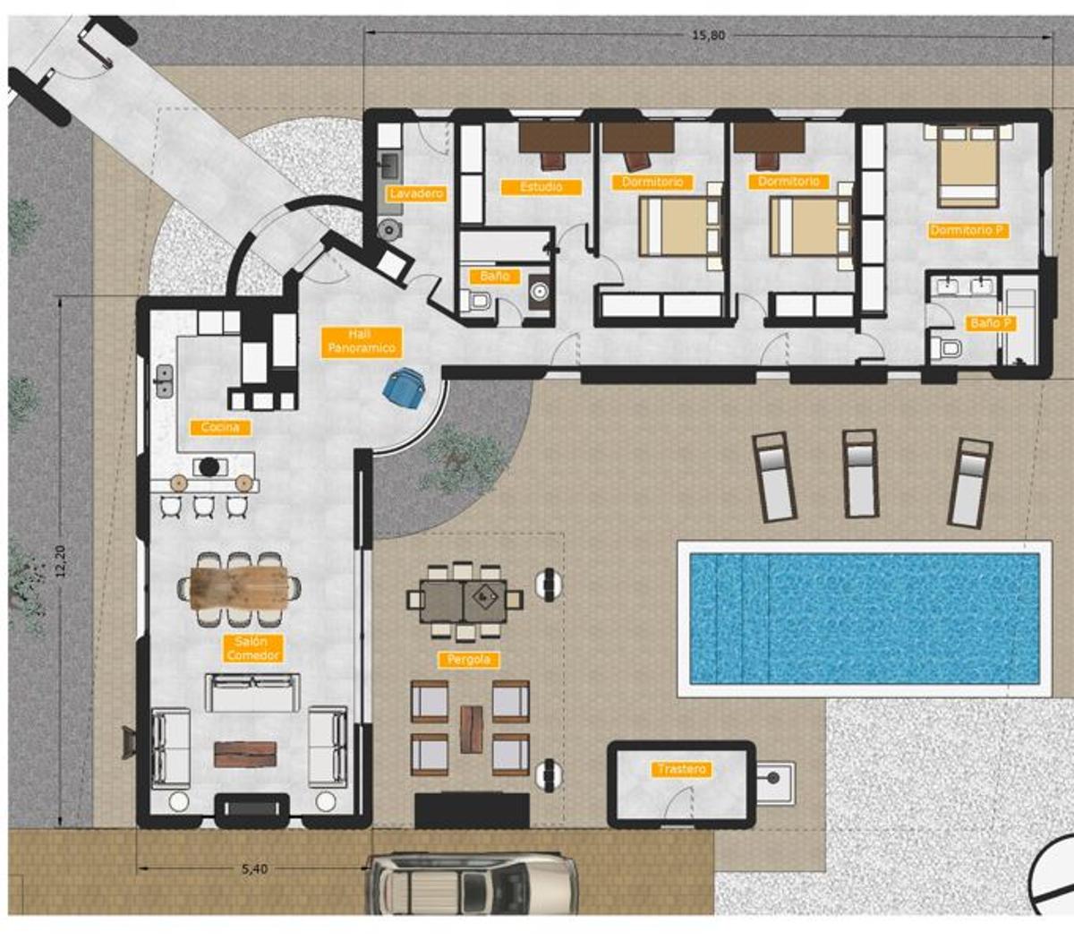 Villa in Polop, Alicante, Spanien 3 Schlafzimmer, 436 m2 Nr. 80643