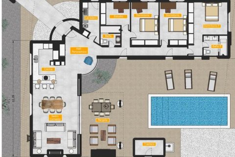 Villa in vendita Polop, Alicante, Spagna 3 camere da letto, 436 mq. N° 80643 - foto 27
