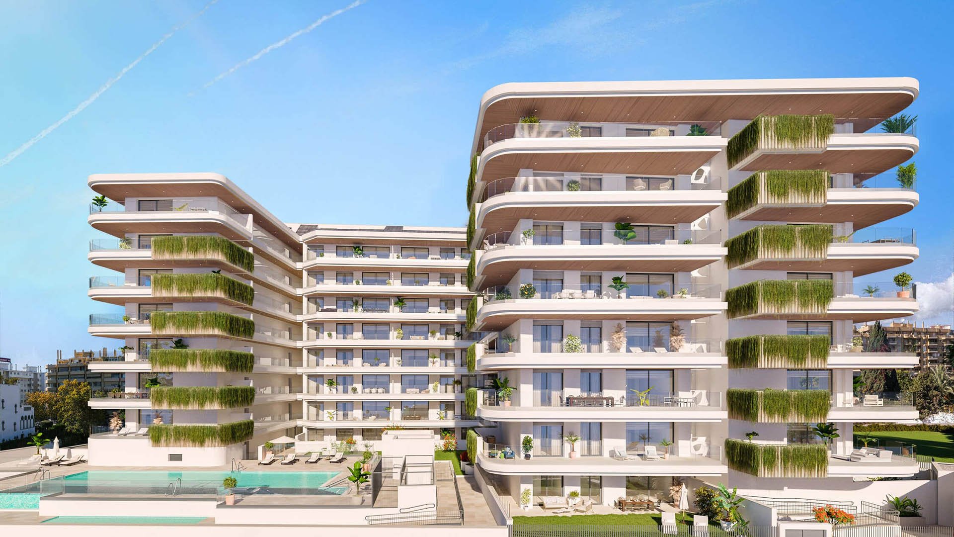 Huoneisto JADE Towers, Fuengirola, Malaga, Espanja 2 makuuhuonetta, 71.02 m2 No. 74688