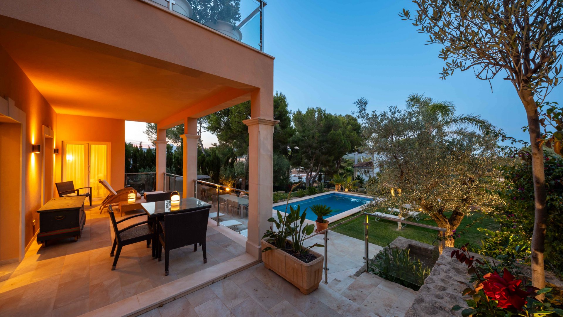 Villa i Port Adriano, Mallorca, Spanien 5 sovrum, 250 kvm. Nr. 112048