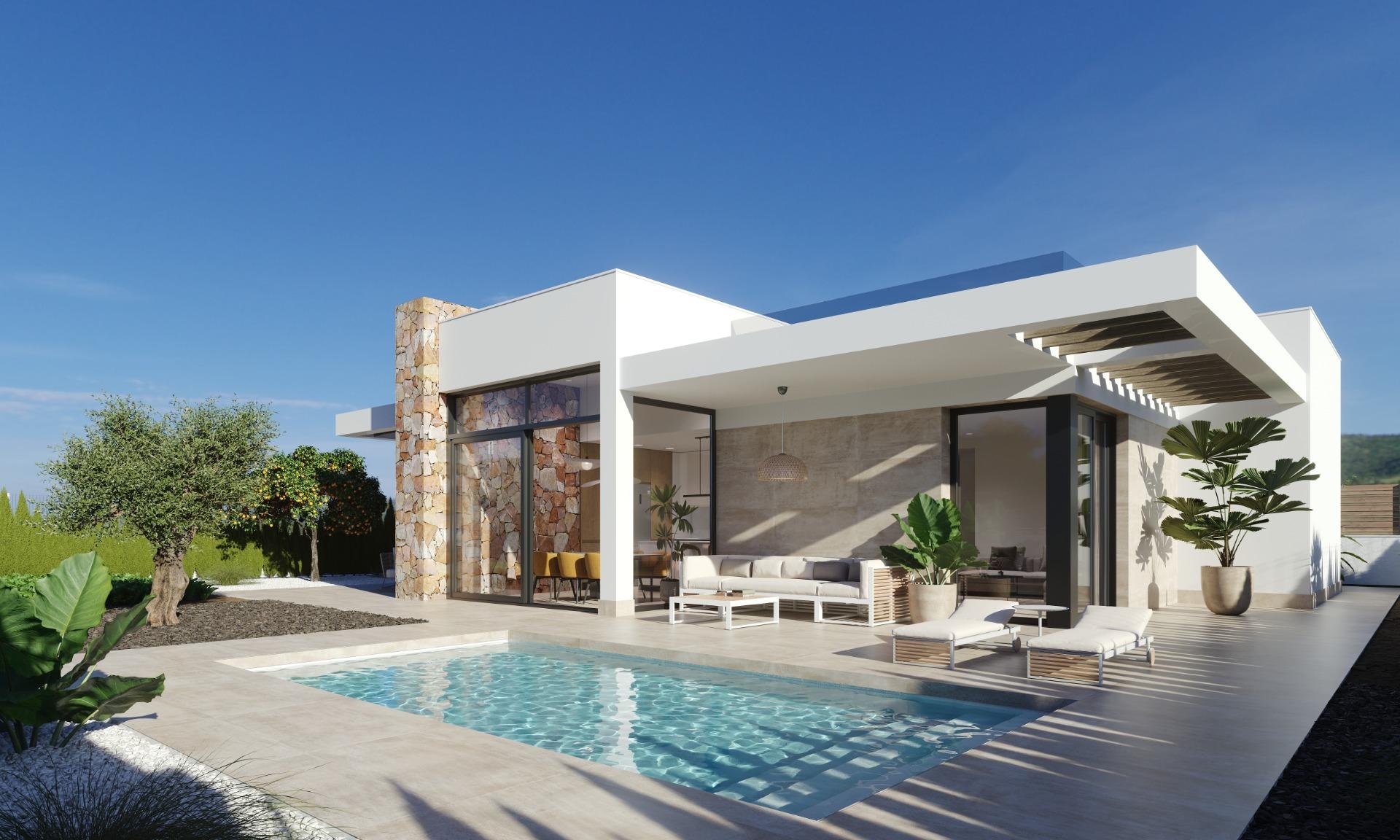 Villa en Fuente Alamo, Murcia, España 3 dormitorios, 133 m2 No. 135272