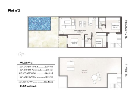 Duplex for sale Pilar de la Horadada, Alicante, Spain 3 bedrooms, 82 sq.m. No. 135276 - photo 6