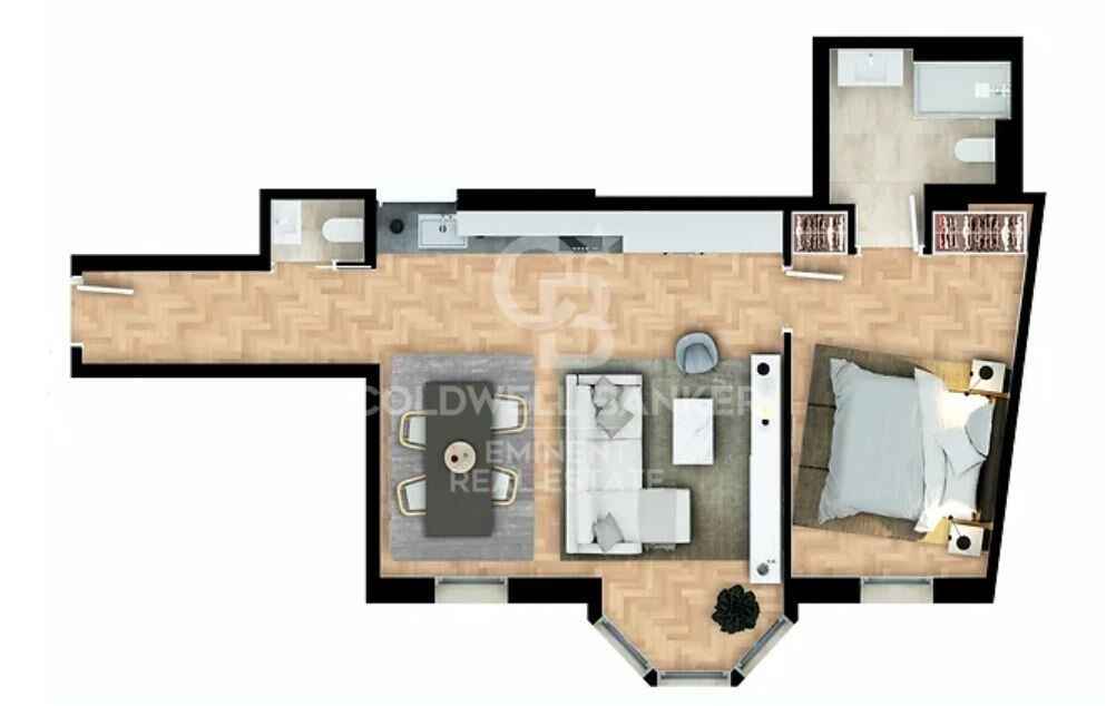 Dzīvoklis Barcelona, Spānijā 1 istaba, 70 m2 Nr. 157816