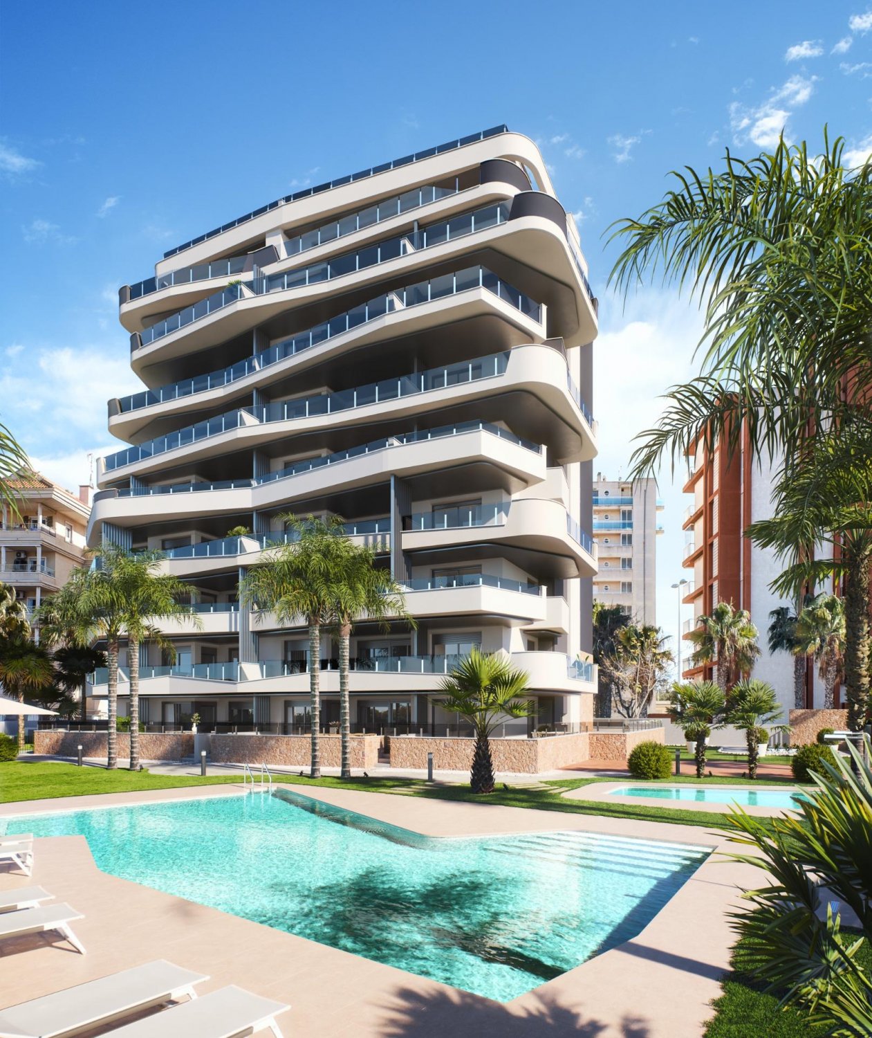 Dzīvoklis Guardamar del Segura, Alicante, Spānijā 2 istabas, 76 m2 Nr. 96714