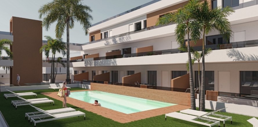 Huoneisto Pilar de la Horadada, Alicante, Espanja 2 makuuhuonetta, 71 m2 No. 134091