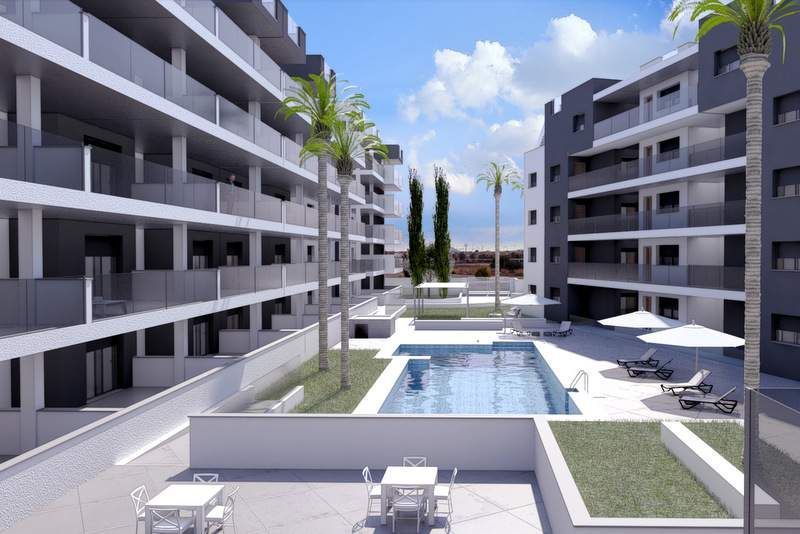 Apartment à Los Alcazares, Murcia, Espagne 2 chambres, 78 m2 No. 80328
