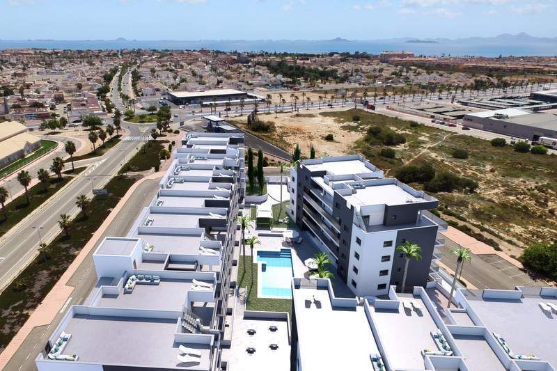 Apartment à Los Alcazares, Murcia, Espagne 2 chambres, 78 m2 No. 80328