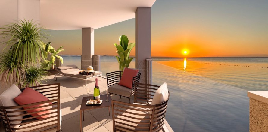 Apartment à La Manga del Mar Menor, Murcia, Espagne 1 chambre, 78 m2 No. 137467