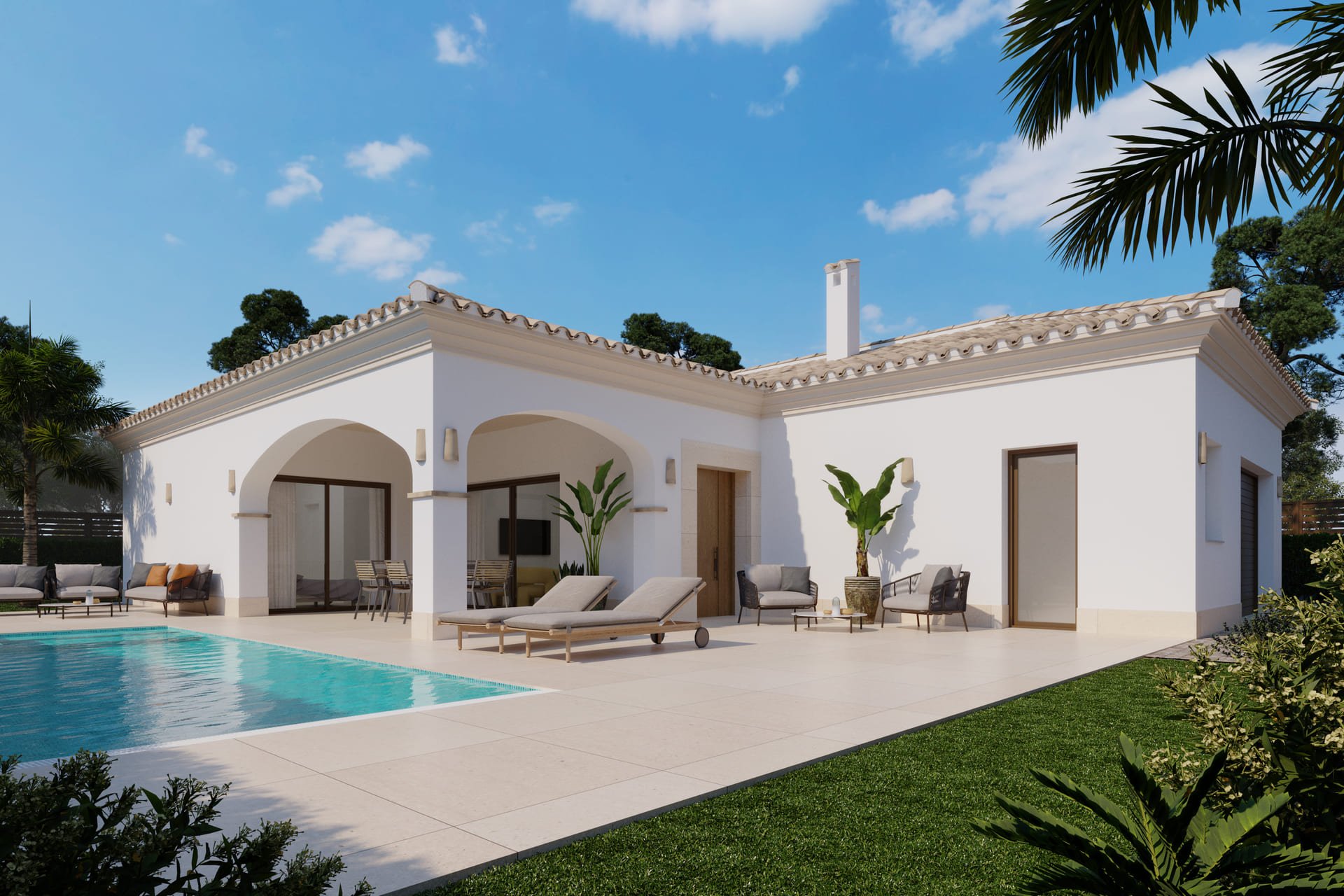 Villa in San Pedro del Pinatar, Murcia, Spanien 3 Schlafzimmer, 141 m2 Nr. 137466