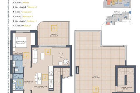 Penthäuser zum Verkauf Los Alcazares, Murcia, Spanien 3 Schlafzimmer, 91 m2 Nr. 138616 - Foto 9