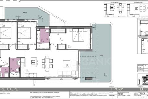 Продажа квартиры в Кальпе, Аликанте, Испания 3 спальни, 117м2 №159026 - фото 7