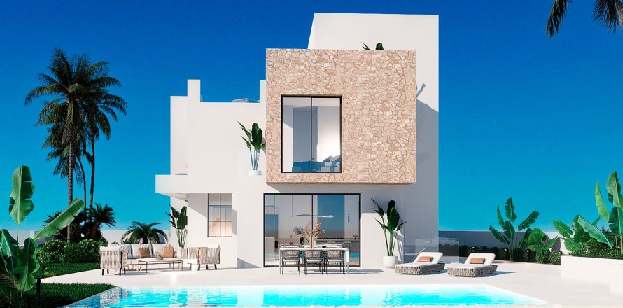 Villa i Finestrat, Alicante, Spanien 3 sovrum, 330 kvm. Nr. 163028