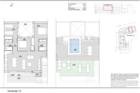 Bungalowi myytävänä Pilar de la Horadada, Alicante, Espanja, 3 makuuhuonetta, 93 m2 No. 187378 - kuva 15
