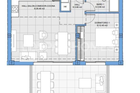 Apartamento en venta en Mijas, Málaga, España 1 dormitorio, 66 m2 No. 146544 - foto 14