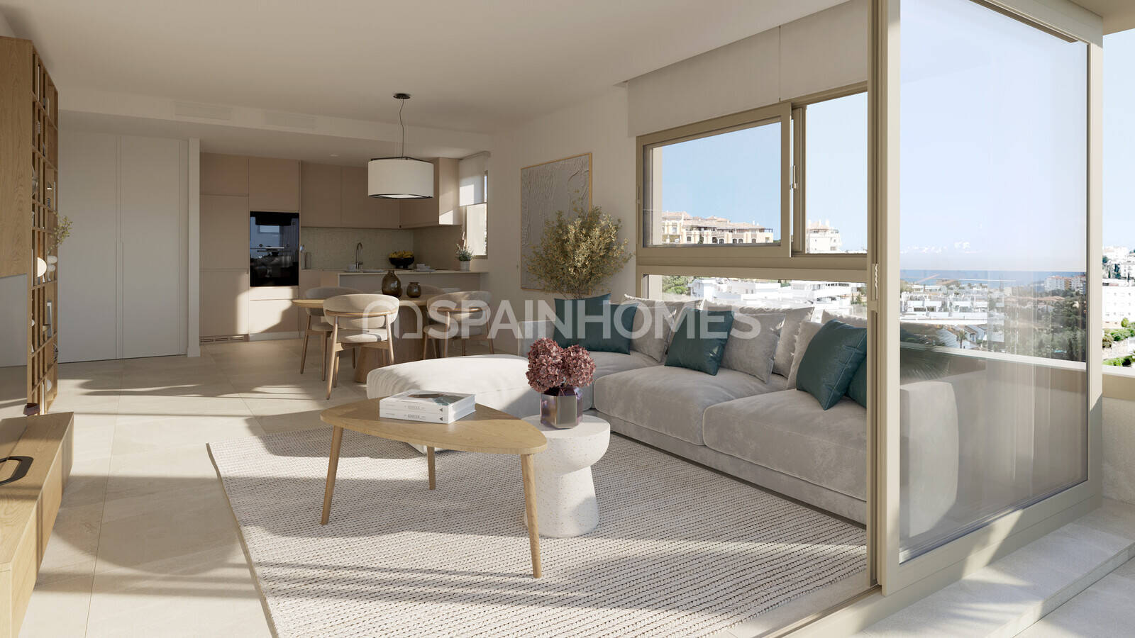Apartment in Mijas, Malaga, Spain 2 bedrooms, 93 sq.m. No. 146546