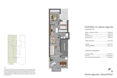 Wohnung zum Verkauf Torre de la Horadada, Alicante, Spanien 2 Schlafzimmer, 51 m2 Nr. 139836 - Foto 26